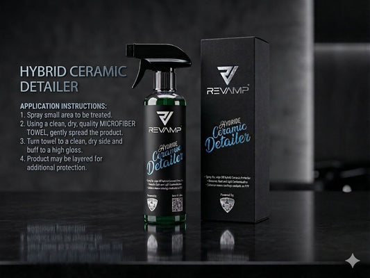 REVAMP HYBIRD CERAMIC DETAILER SPRAY ( PREMIUM SPRAY-ON CARS HIGH-GLOSS SHINE FOR CARS )